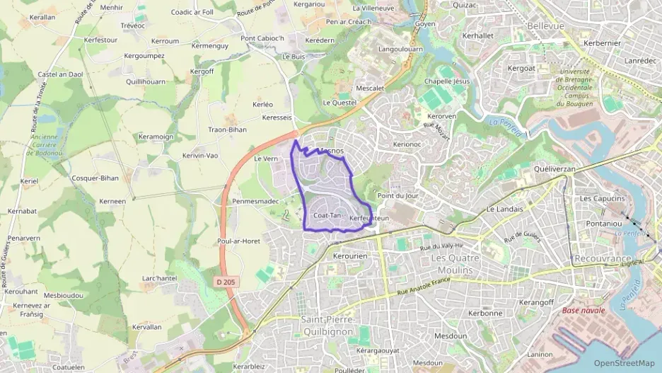 Appartement 61 m² trois pièces à vendre à Brest Appartement 61 m² trois pièces à vendre à Brest