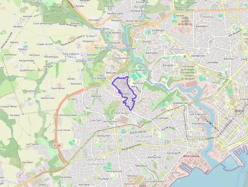 Appartement 68 m² trois pièces à vendre à Brest