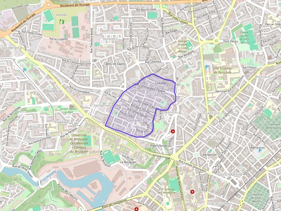 Appartement 72 m² quatre pièces à vendre à Brest