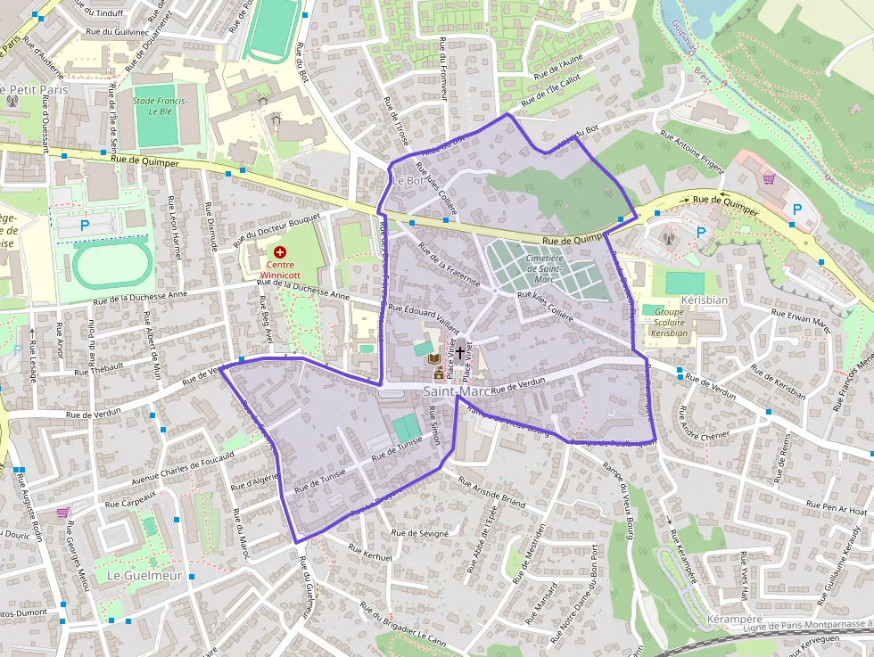 Appartement 85 m² quatre pièces à vendre à Brest