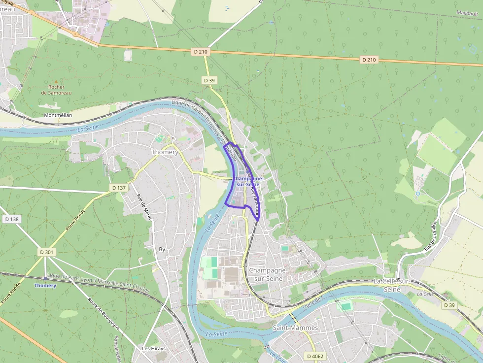 Appartement 42 m² trois pièces à vendre à Champagne-sur-Seine