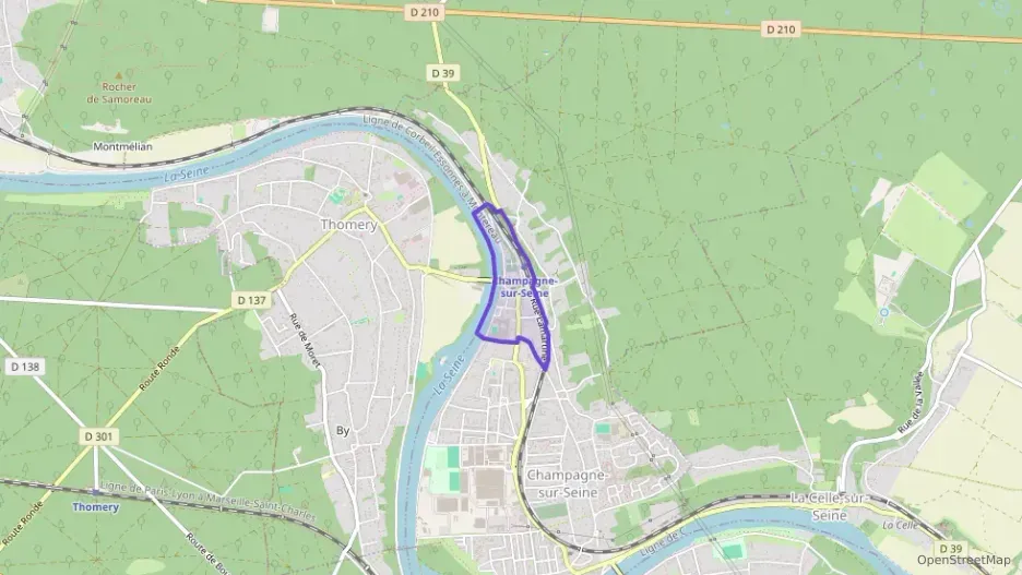 Appartement 38 m² deux pieces à vendre à Champagne-sur-Seine