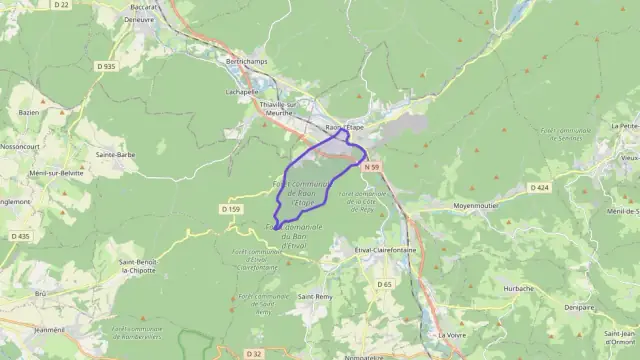 Appartement 46 m² deux pieces à vendre à Raon-l`Étape