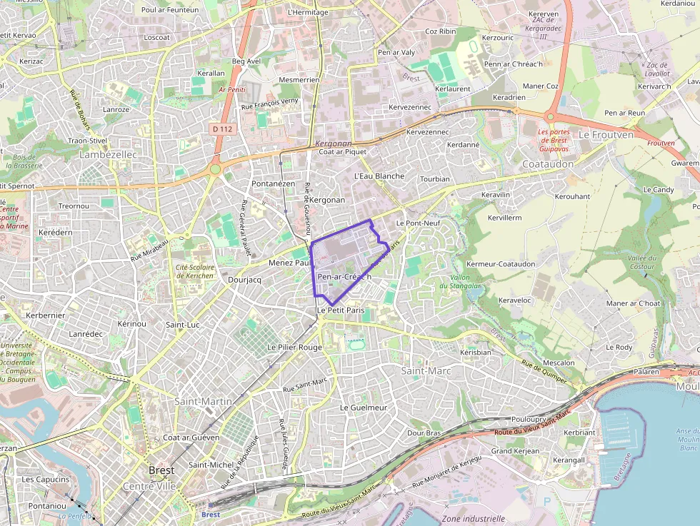 Appartement 44 m² deux pieces à vendre à Brest