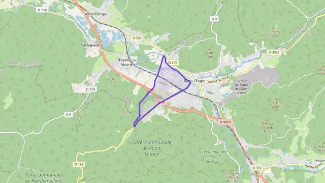 Appartement 55 m² deux pieces à vendre à Raon-l`Étape