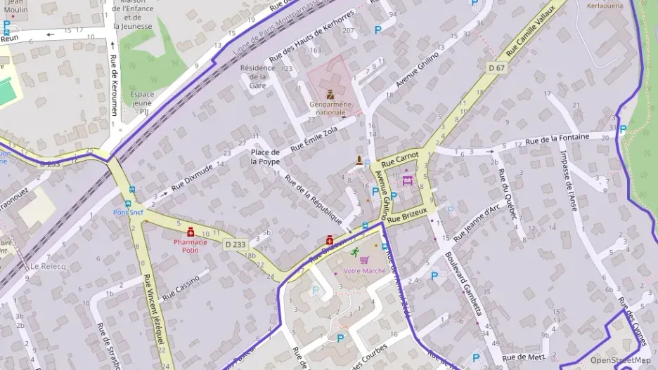 Appartement 70 m² quatre pièces à vendre à Le Relecq-Kerhuon Appartement 70 m² quatre pièces à vendre à Le Relecq-Kerhuon