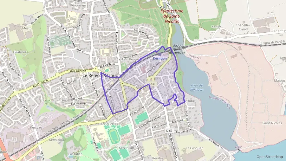 Appartement 70 m² quatre pièces à vendre à Le Relecq-Kerhuon Appartement 70 m² quatre pièces à vendre à Le Relecq-Kerhuon