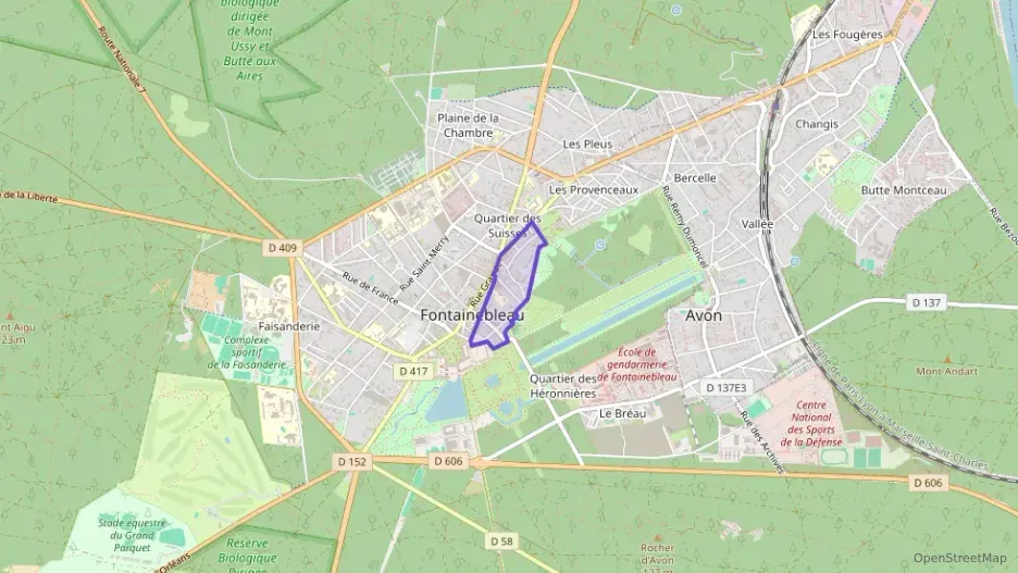 Appartement 70 m² trois pièces à vendre à Fontainebleau