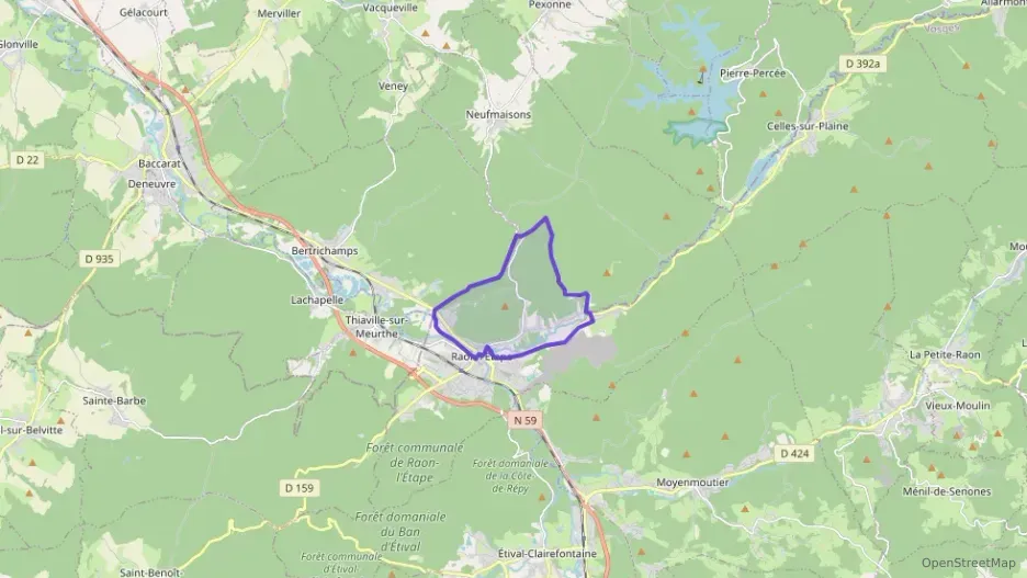 Appartement 40 m² deux pieces à vendre à Raon-l`Étape