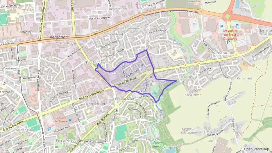 Appartement 125 m² quatre pièces à vendre à Guipavas Appartement 125 m² quatre pièces à vendre à Guipavas