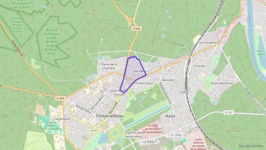 Appartement 80 m² trois pièces à vendre à Fontainebleau
