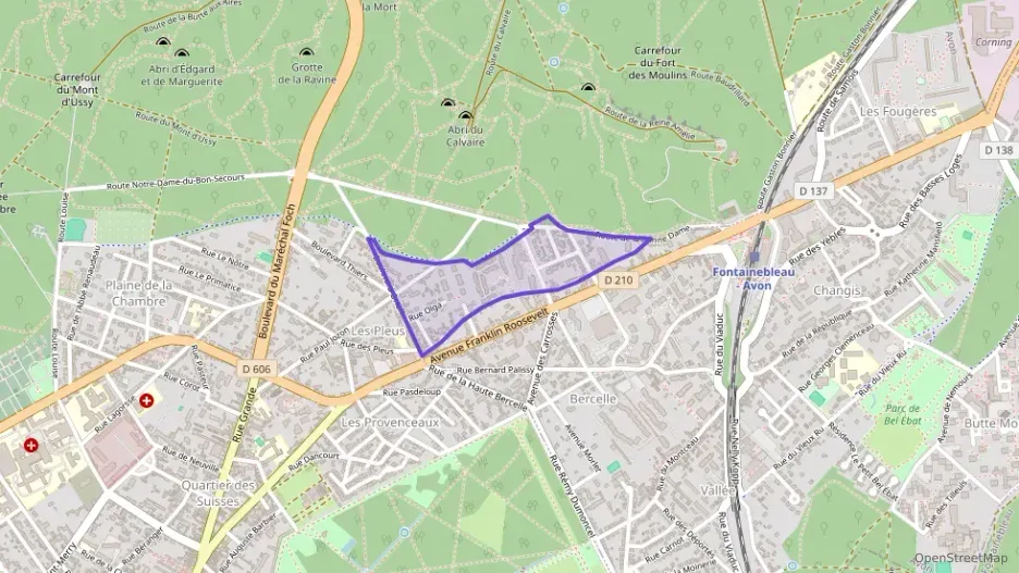 Appartement 76 m² trois pièces à vendre à Fontainebleau