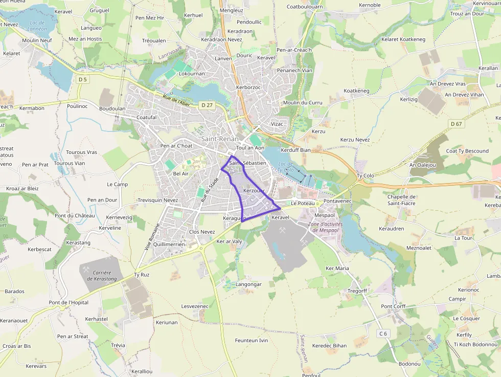 Appartement 62 m² trois pièces à vendre à Saint-Renan