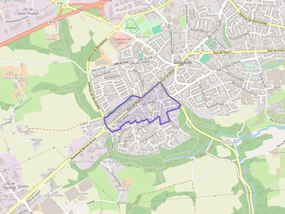 Appartement 51 m² deux pieces à vendre à Guipavas