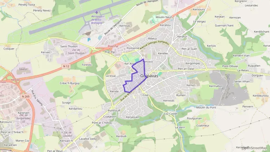 Appartement 64 m² trois pièces à vendre à Guipavas