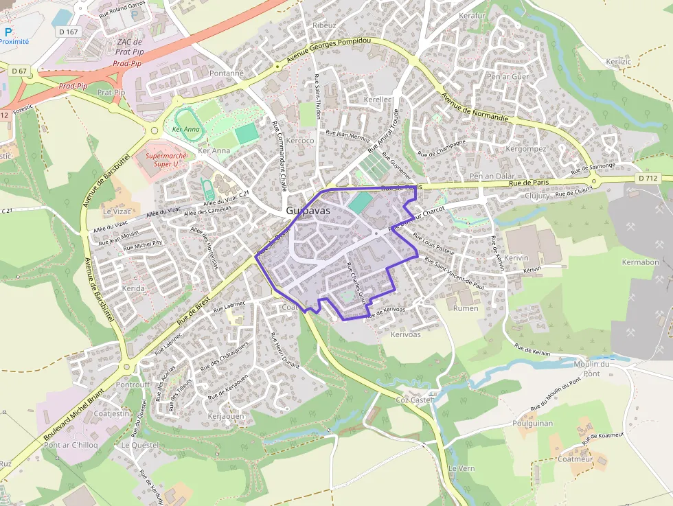 Appartement 48 m² deux pieces à vendre à Guipavas