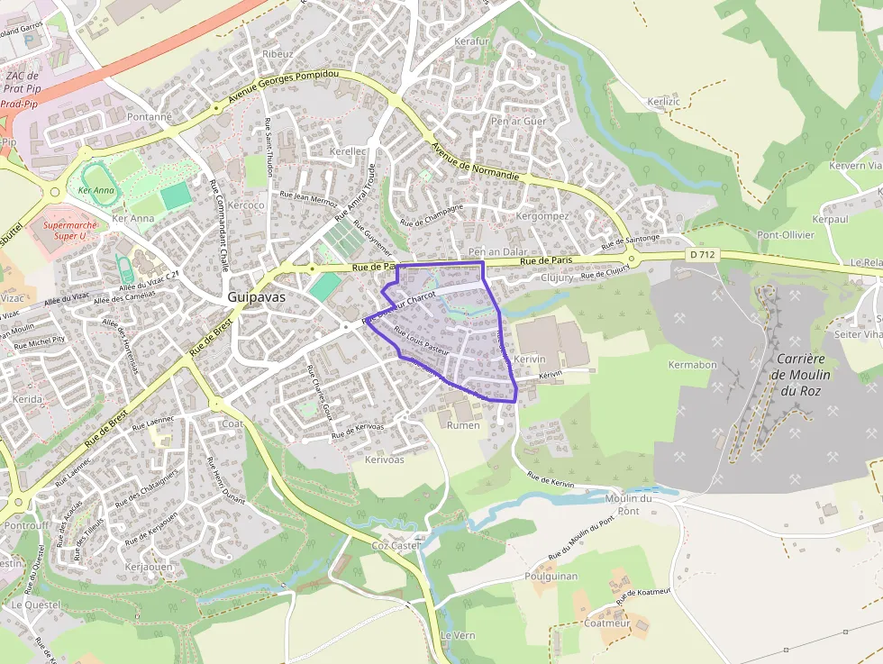 Appartement 70 m² trois pièces à vendre à Guipavas