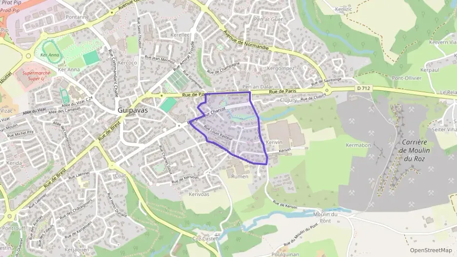 Appartement 70 m² trois pièces à vendre à Guipavas Appartement 70 m² trois pièces à vendre à Guipavas