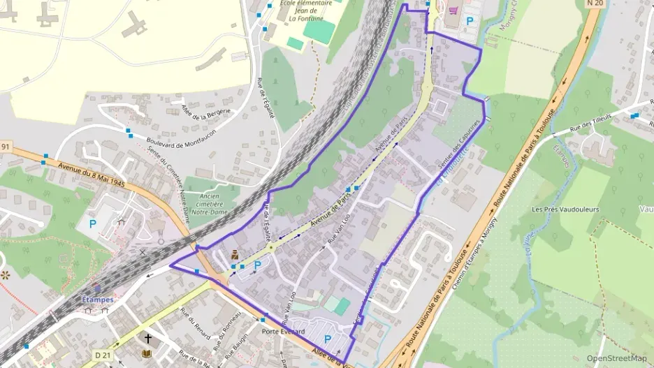 Appartement 68 m² quatre pièces à vendre à Étampes