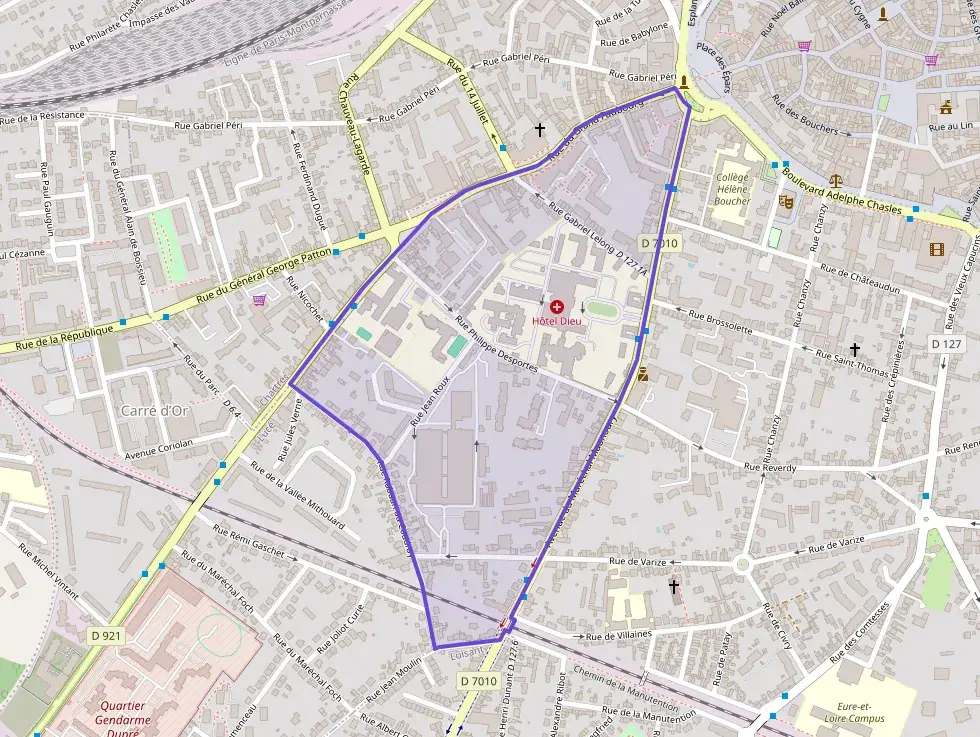 Appartement 92 m² quatre pièces à vendre à Chartres