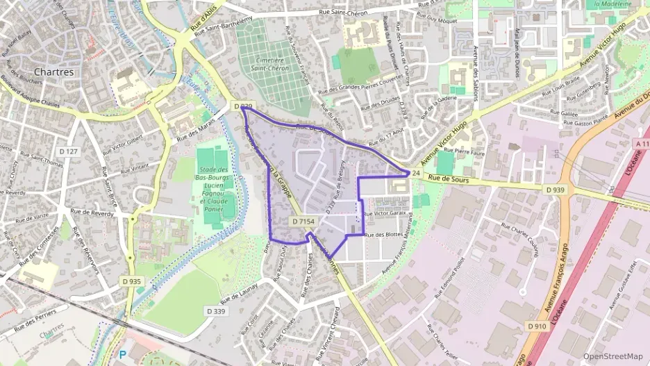 Appartement 80 m² cinq pièces à vendre à Chartres