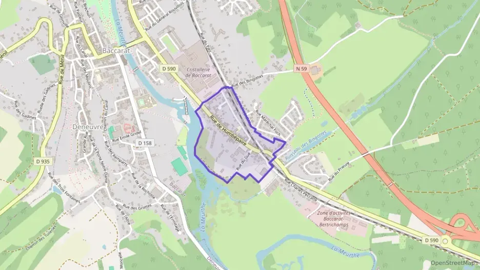 Appartement 53 m² deux pieces à vendre à Baccarat