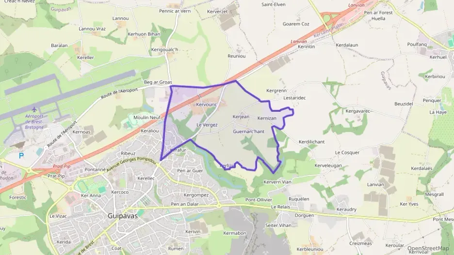 Appartement 68 m² trois pièces à vendre à Guipavas Appartement 68 m² trois pièces à vendre à Guipavas