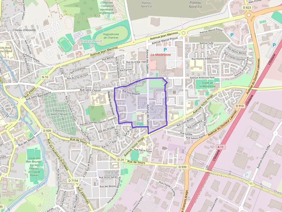 Appartement 79 m² quatre pièces à vendre à Chartres