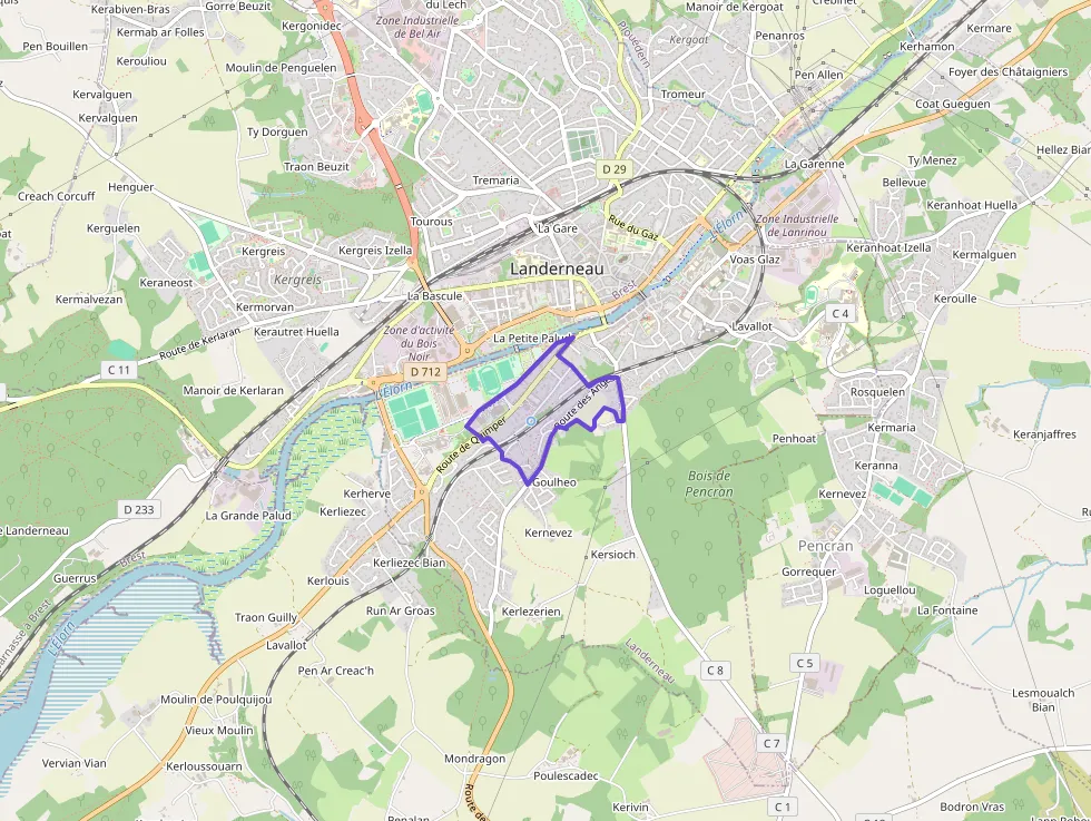 Appartement 82 m² quatre pièces à vendre à Landerneau