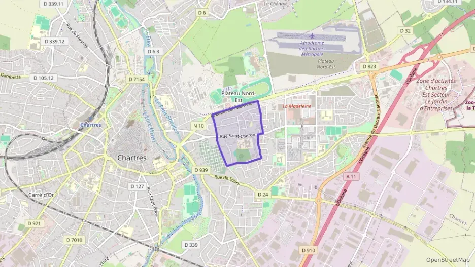 Appartement 49 m² deux pieces à vendre à Chartres