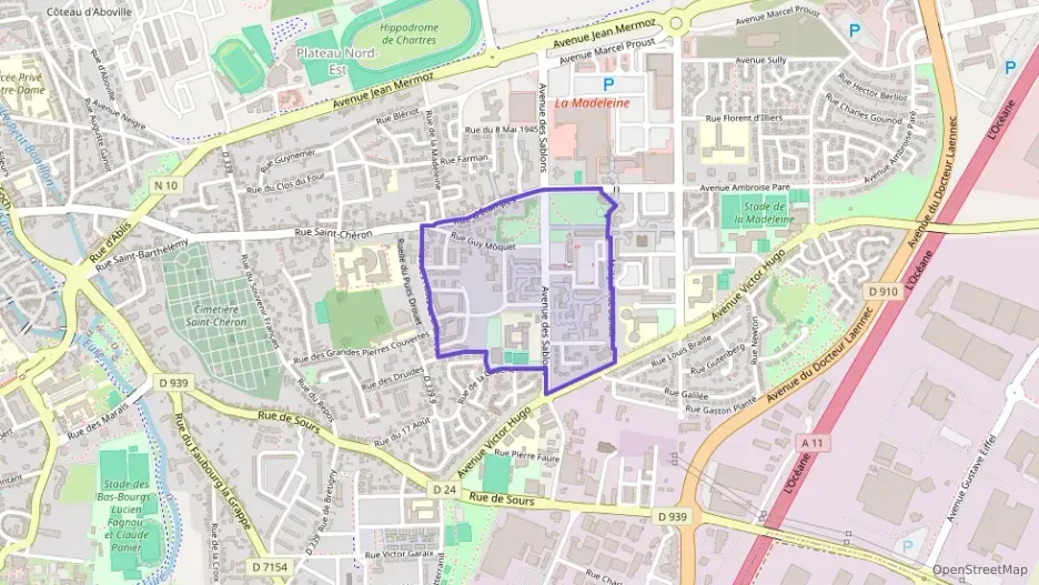 Appartement 66 m² trois pièces à vendre à Chartres