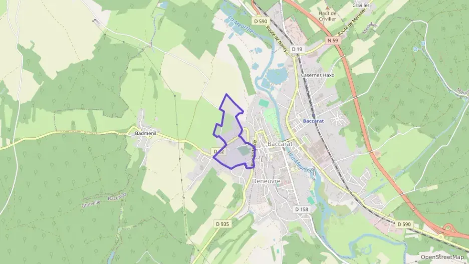 Appartement 58 m² trois pièces à vendre à Baccarat Appartement 58 m² trois pièces à vendre à Baccarat