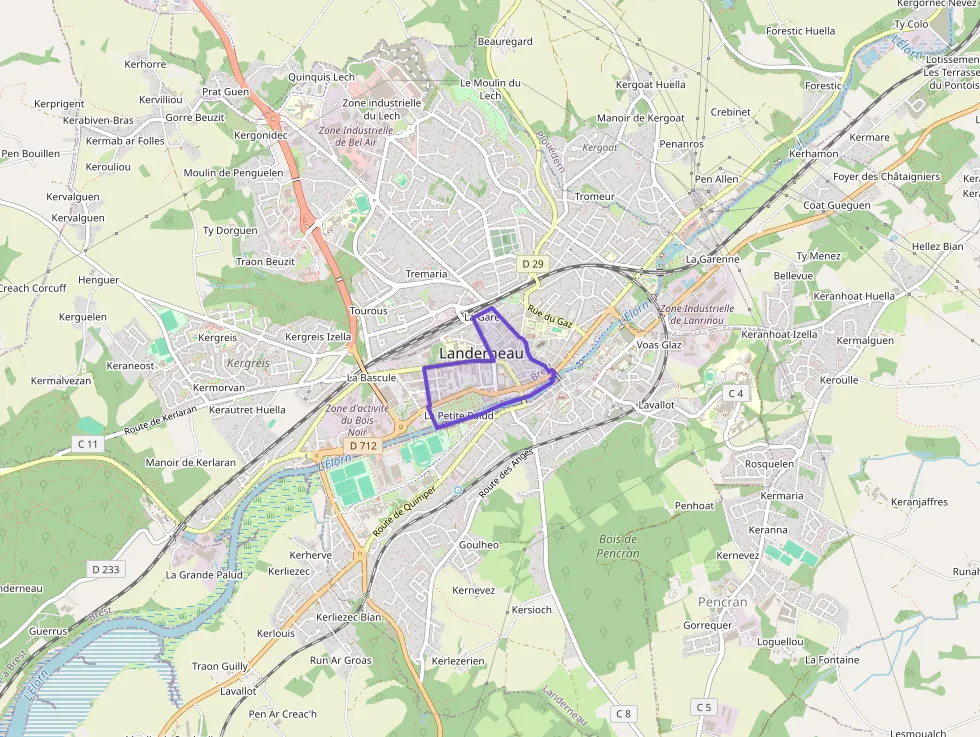 Appartement 71 m² trois pièces à vendre à Landerneau