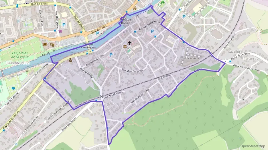 Appartement 82 m² quatre pièces à vendre à Landerneau