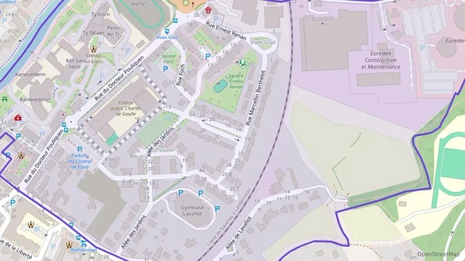 Appartement 50 m² deux pieces à vendre à Landerneau Appartement 50 m² deux pieces à vendre à Landerneau