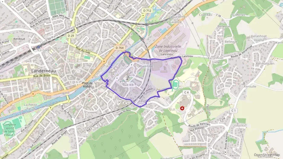 Appartement 93 m² trois pièces à vendre à Landerneau Appartement 93 m² trois pièces à vendre à Landerneau