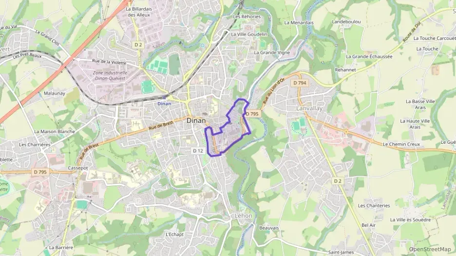 Appartement 50 m² trois pièces à vendre à Dinan