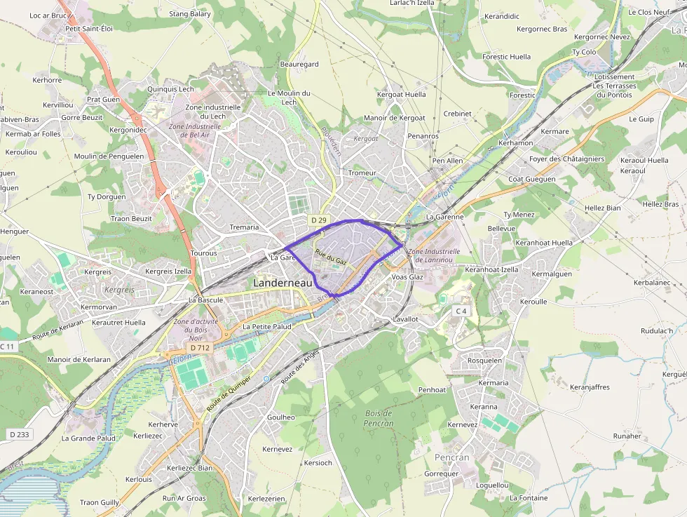 Appartement 82 m² trois pièces à vendre à Landerneau