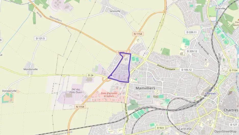 Appartement 85 m² quatre pièces à vendre à Mainvilliers