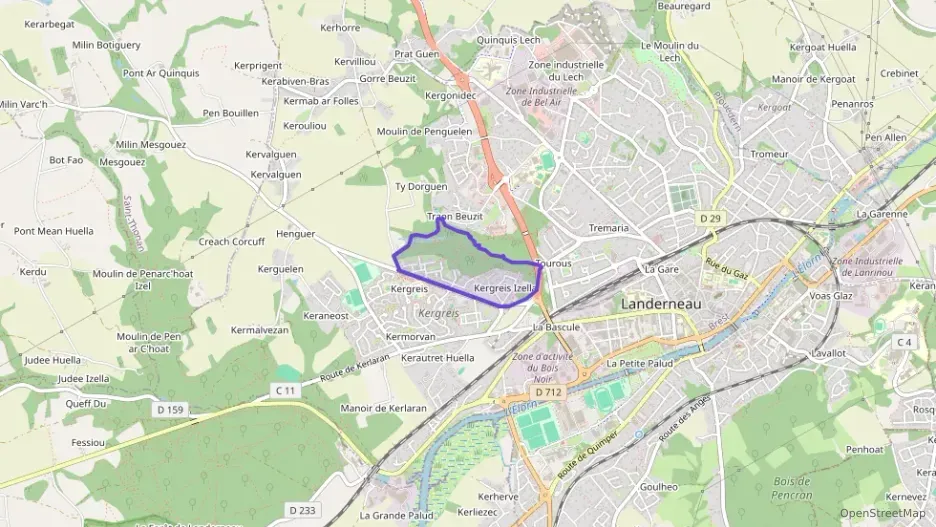 Appartement 90 m² cinq pièces à vendre à Landerneau Appartement 90 m² cinq pièces à vendre à Landerneau