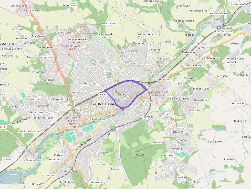 Appartement 47 m² deux pieces à vendre à Landerneau