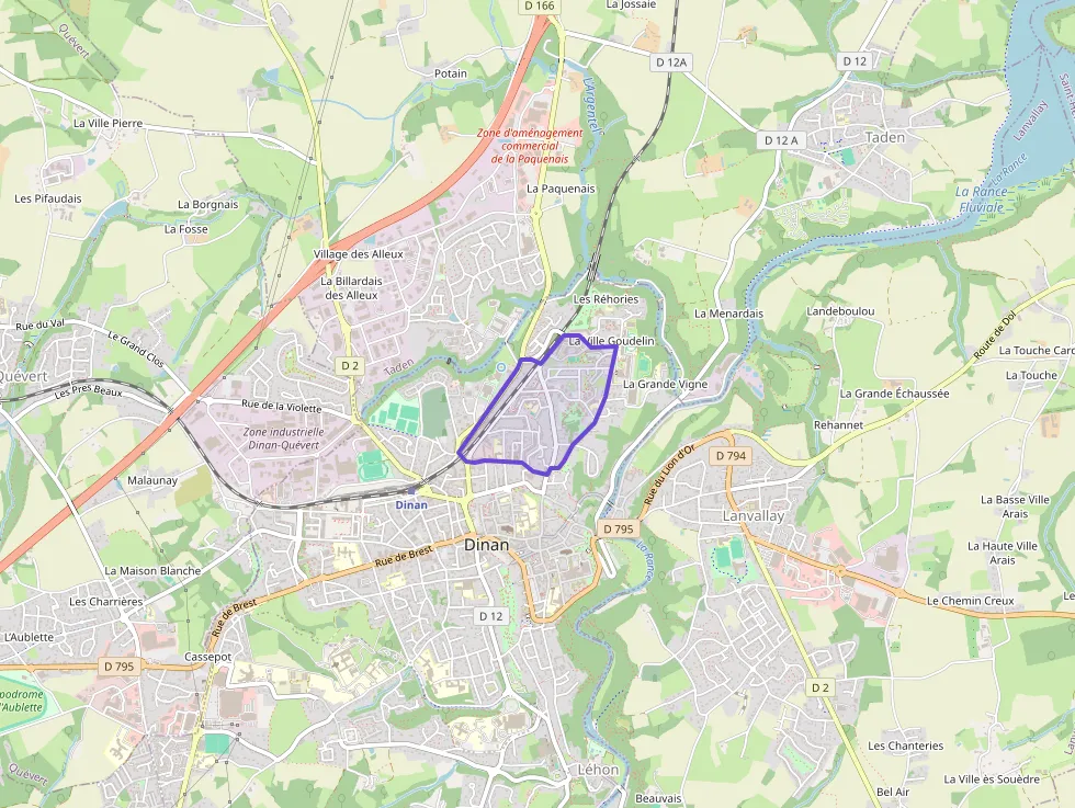 Appartement 54 m² deux pieces à vendre à Dinan