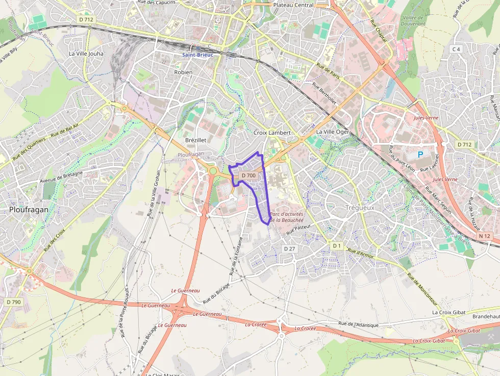 Appartement 45 m² deux pieces à vendre à Saint-Brieuc