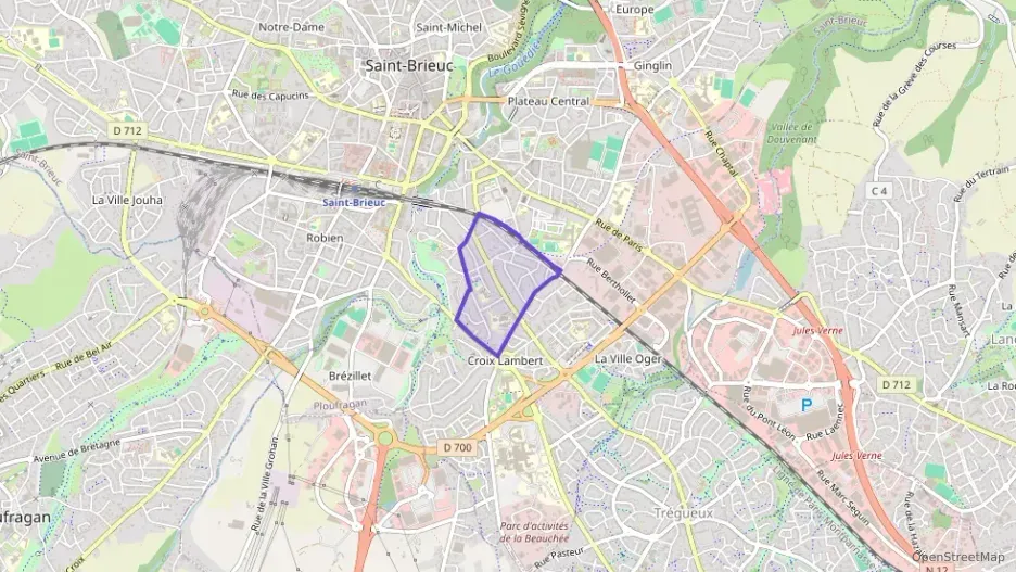 Appartement 54 m² deux pieces à vendre à Saint-Brieuc