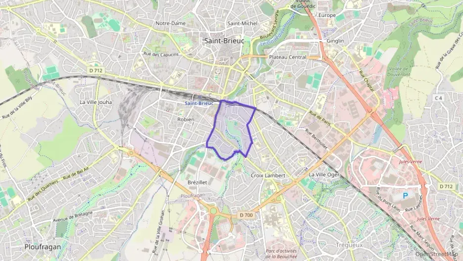 Appartement 50 m² trois pièces à vendre à Saint-Brieuc