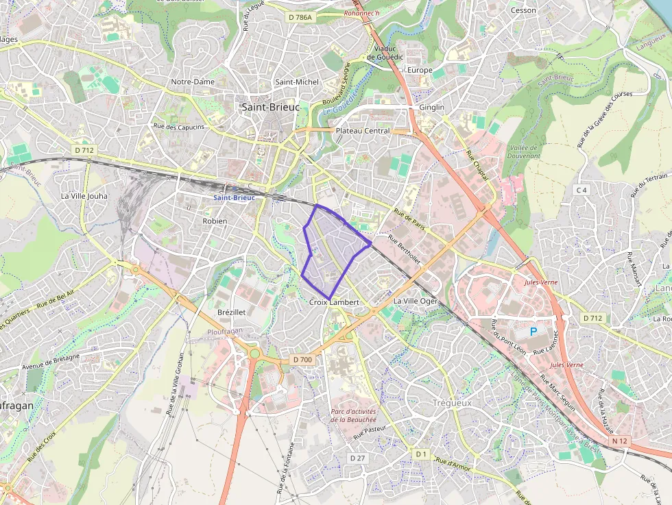 Appartement 38 m² une piece à vendre à Saint-Brieuc