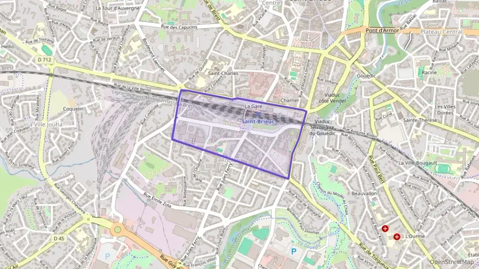Appartement 83 m² trois pièces à vendre à Saint-Brieuc