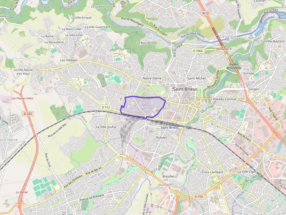 Appartement 65 m² deux pieces à vendre à Saint-Brieuc