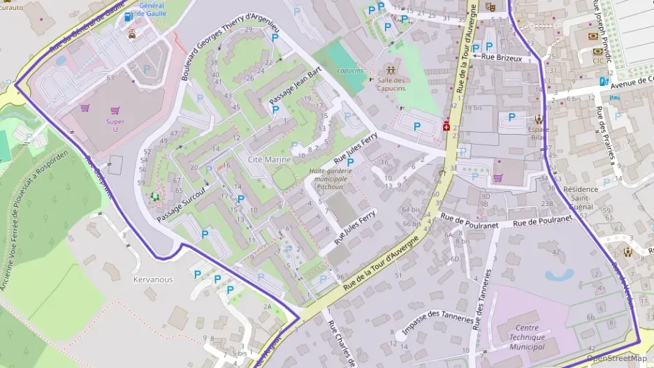 Appartement 46 m² quatre pièces à vendre à Landivisiau Appartement 46 m² quatre pièces à vendre à Landivisiau