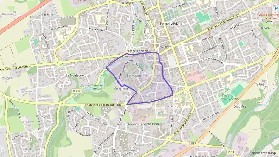 Appartement 46 m² quatre pièces à vendre à Landivisiau Appartement 46 m² quatre pièces à vendre à Landivisiau